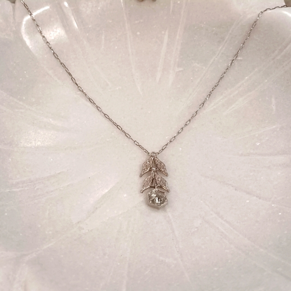 Cathy Waterman Platinum and Diamond Necklace - Picture 2 of 5